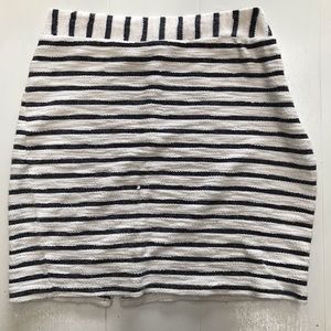 South Moon Under Terry Striped Pencil Skirt